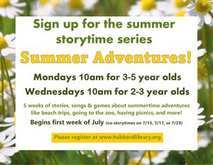 Summer Storytime ser